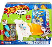 HOT WHEELS SKATE - CIOTOLA PER CEREALI DA SKATE DI TONY HAWK, PLAYSET A TEMA CEREALI CON 1 FINGERBOARD E 1 PAIO DI SCARPINE DA SKATE