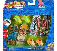 Hot Wheels Skate - Multi-Pack Assortimento Tony Hawk, set con 4 fingerboard asse