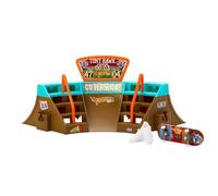 Hot Wheels Skate - Skatepark Stadio, Set Progettato con Tony Hawk, Stadio con Rampe, Fingerboard e 1 Paio di Scarpine Rimovibili, Box per riporre i Fingerboard, Giocattolo per Bambini, 5+ Anni, HPG34