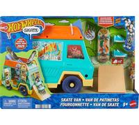 Hot Wheels Skate Van Superacrobazie playset con fingerboard e scarpe | Creato in collaborazione con Tony Hawk, include fingerboard esclusivo e un paio di scarpe da skate rimovibili, JGG91