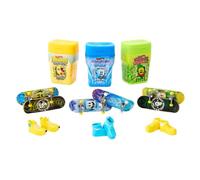 Hot Wheels Skateboard Skate con 2 skateboard e un paio di pantofole. - Modelli assortiti