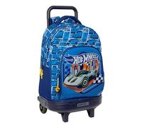 Hot Wheels Sonny - Zaino grande con ruote, compatto, rimovibile, ideale per bambini di diverse età, comodo e versatile, qualità e resistenza, 33 x 22 x 45 cm, colore: blu marino, Blu navy, Estándar,