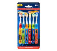 Hot Wheels - Spazzolino da denti morbido, 6 pezzi