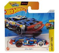 Hot Wheels - Speed Bump - HW Art Cars 9/10 - HTD90 - Short Card - Demaged Car - Netflix Let's Race - Mattel 2024-1:64