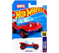 Hot Wheels Spider-Mobile - Screen Time 5/10 - JJK33 - Short Card - rosso blu - Modello con licenza Marvel - Spiderman - Mattel 2026 (195/250) - 1:64