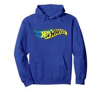 Hot Wheels Split Logo Bambini Felpa con Cappuccio, Unisex per Adulti, Blu Reale, XXL