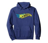 Hot Wheels Split Logo Bambini Felpa con Cappuccio, Unisex per Adulti, Navy, M