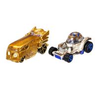 Hot Wheels Star Wars Rogue One Battle Damaged C-3P0 e R2-D2 Character Car (confezione da 2)