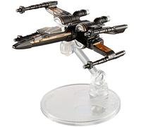 Hot Wheels Star Wars Rogue One Starship Vehicle, Poe Dameron's X-Wing Fighter (Open Wing)