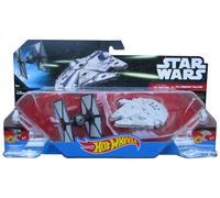 Hot Wheels Star Wars The Force Awakens TIE Fighter vs. Millennium Falcon 2-Pack