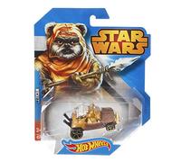Hot Wheels Star Wars, Veicolo Wicket - Ewock - Star Wars Veicolo in Scala 1:64