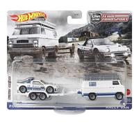 Hot Wheels Team Transport Ford RS200 e furgone da rally
