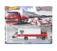 Hot Wheels Auto Cultura Team Trasporto Lancia Stratos Gruppo 5 & Sakura Sprinter Diecast Car