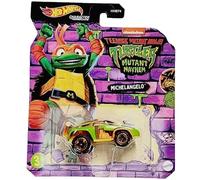 Hot Wheels Teenage Mutant Ninja Turtles Michelangelo, modellino in scala 1:64