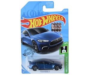 Hot Wheels Tesla Model S, Green Speed 4/5 [Blu] 226/250