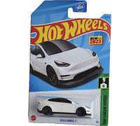Hot Wheels - Tesla Model Y - Bianco - HW Green Speed - 2023 - Navi menta/NrMint avvolte in una scatola