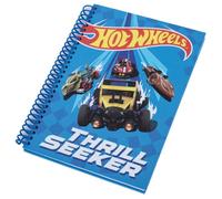 Hot Wheels Thrill Seeker Notebook, Regalo di Compleanno Merchandise Ufficiale