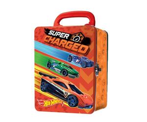 Hot Wheels Tin Car Storage Case - Rosso