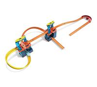 Hot Wheels- Track Builder Kit Ultra Boost, Accessori Personalizzabili per Pista per Auto Giocattolo, Multicolore, 127 x 60.96 x 48.26 cm, GLC97