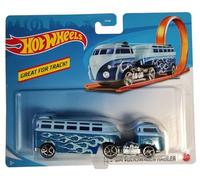 Hot Wheels Track Stars Custom Volkswagen Hauler Truck (Blue)