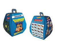 Hot Wheels Set Uovissimo 2024 – Gara con coppa, 2 veicoli 1:64, accessori, ingresso Mirabilandia