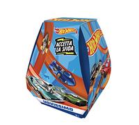 Hot Wheels - Uovissimo, con 1 Set Rettilinei HotWheels, 1 veicolo singolo in scala 1:64 e 3 accessori per sfrecciare in pista e sfidare i tuoi amici, giocattolo per bambini, 3+ anni, HPX50
