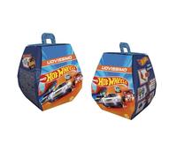 Hot Wheels Uovissimo - Set Regalo di Pasqua con Lanciatore e Veicolo, Giochi Race & Colour, Mini Basket, Racchette e Sticker, Giocattolo per Bambini 3, JTC26