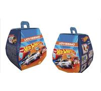 Hot Wheels Uovissimo - Set Regalo di Pasqua con Lanciatore e Veicolo, Giochi Race & Colour, Mini Basket, Racchette e Sticker, Giocattolo per Bambini 3, JTC26