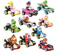 Hot Wheels Mario Kart Die Cast - Bambino Pesca Tubo Telaio Kart Figura - Nuovo