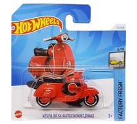Hot Wheels - Vespa 90 SS Super Sprint [1966] - Factory Fresh 6/10 - HRY52 - Short Card - Moto - Rosso - Mattel 2024-1:64