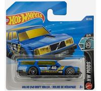 Hot Wheels - Volvo 240 Drift Wagon - JJJ36 - HW Mods 2/5 - Short Card - blu - modello ufficiale di licenza Volvo - Mattel 2026 (69/250) - 1:64