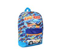Hot Wheels Zaino ufficiale per bambini, zaino per bambini, zaino da scuola, zaino blu, Blu