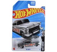 Hot Wheels Zamac '55 Chevy, Rod Squad 3/10 [Argento] 45/250