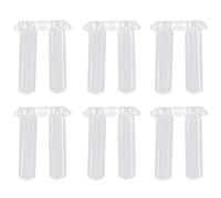 Hotaden 100pcs Misto Rimless Occhiali Doppio Gomma Spina della Serratura boccole Occhiali di plastica Boccola Doppia Pins