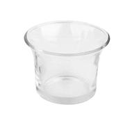 Hotaden Decorazioni Holder 3pcs Vetro Tealight Candle Light Tea Cup Trasparente Antivento Protezione Soft Light casa Festa Festival del Partito