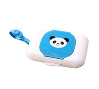 Hotaden Salviette per Neonati Custodia Wet Wipe Scatola Dispenser per Passeggino Corda Portatile Coperchio Coperto Cartoon Modello Tissue scatole Blu