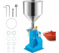 HOTAPEPU Macchina di rifornimento manuale della pasta per creme, shampoo, cosmetici, miele, oli, certificazione CE (5 50 ml) Riempimento efficiente e versatile per lotti ~/