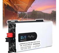 HOTAPEPU Power Inverter 5000W Pure Sine Wave Car Inverter, Convertitore di Tensione da DC A CA con Display E Socket LCD, per Campeggio Campeggio A Casa Solar ~/