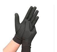 Hotcakes Guanti a compressione in rame infuso, design senza dita, ideali per supporto dell'artrite e sollievo dal tunnel carpale, guanti per artrite per donne e uomini, offrono supporto per la mano