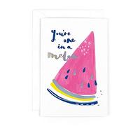 Hotchpotch - Biglietto di auguri con scritta"You're One in a Melon"