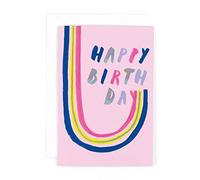 Hotchpotch - Biglietto di auguri di buon compleanno arcobaleno, biglietto di auguri