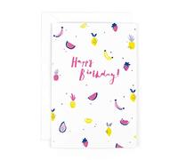 Hotchpotch - Biglietto di auguri di compleanno con frutta