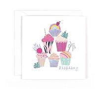 Hotchpotch - Biglietto di auguri di compleanno con motivo a sirena, motivo: