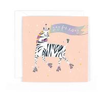 Hotchpotch Zebra Yay for Today Biglietto di auguri