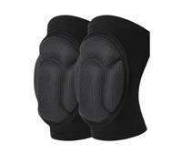 Hotcinab 2 ginocchiere per danza, in spugna spessa, antiscivolo, con imbottitura 3D, ginocchiere elastiche, per pallavolo, danza, giardino, colore nero, M