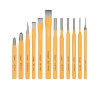 HOTECHE Set di 12 punte in acciaio 40CRV, colore giallo, con scatola di plastica nera