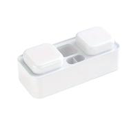 Hotel con stelle, case famiglia, bicchieri for collutorio, porta spazzolini, non perforati, set da bagno(White)