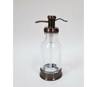 Hotel FIRENZE Vetro Trasparente+ Rame Marrone Sapone Dispenser Pompa