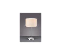 Lampada da tavolo HOTEL acciaio 511100101 paralume bianco h55cm