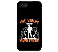 Hotel Manager di Day Zombie di notte Divertente Halloween Creepy Custodia per iPhone SE (2020) / 7/8